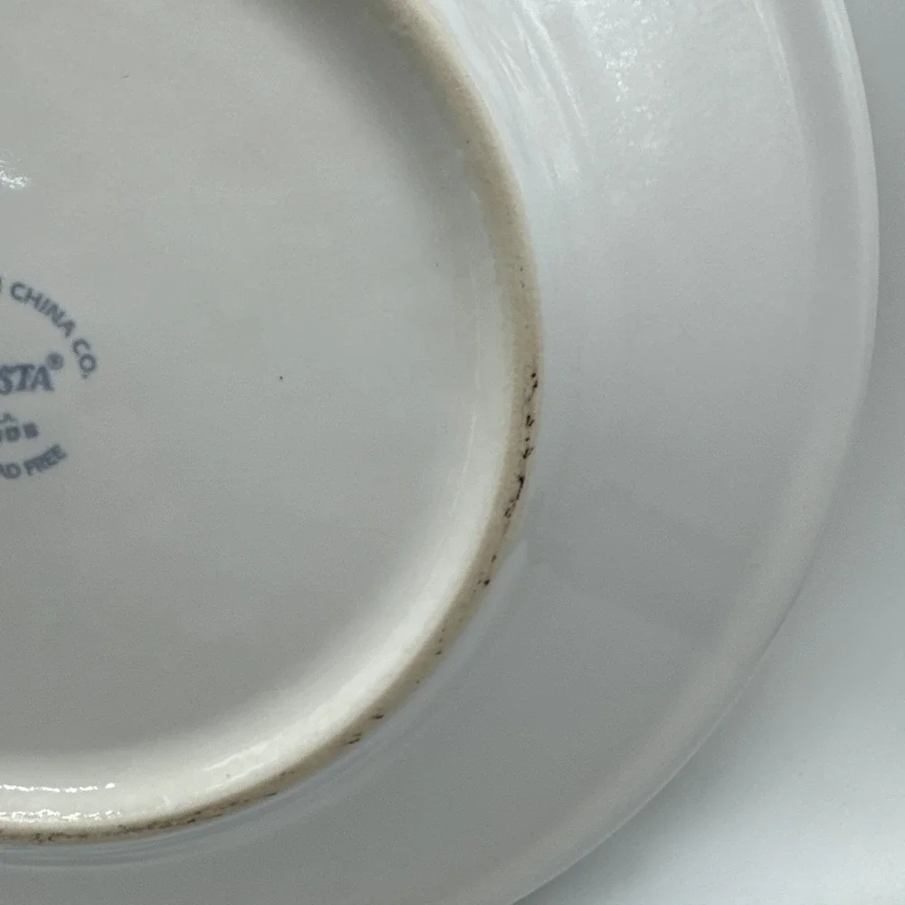 Fiestaware St Patricks Lunch Plate Fiesta White 9 inch Luncheon NEW #3